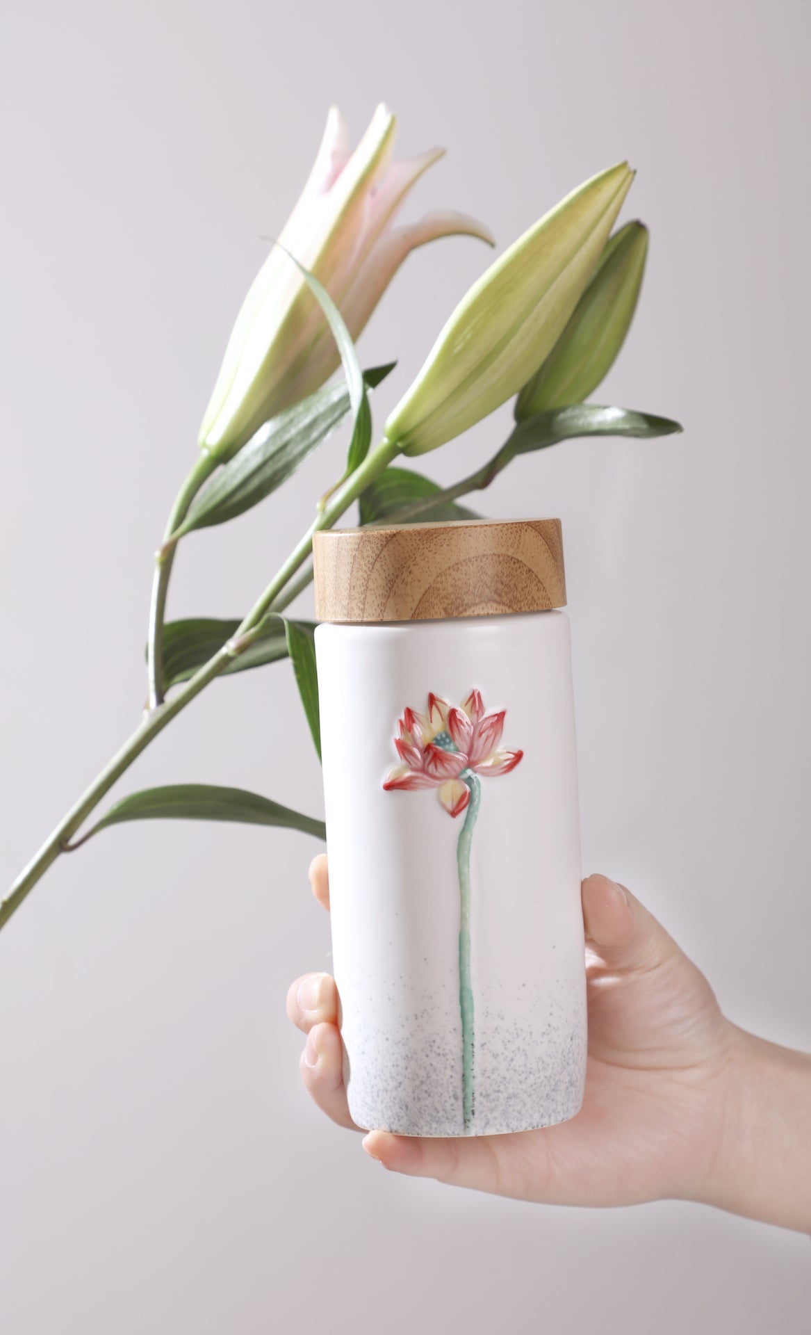 Lotus Beauty Tea Tumbler