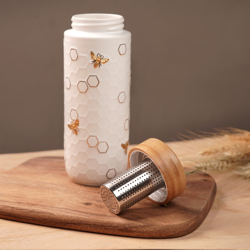 Bamboo Tea Infuser Lid