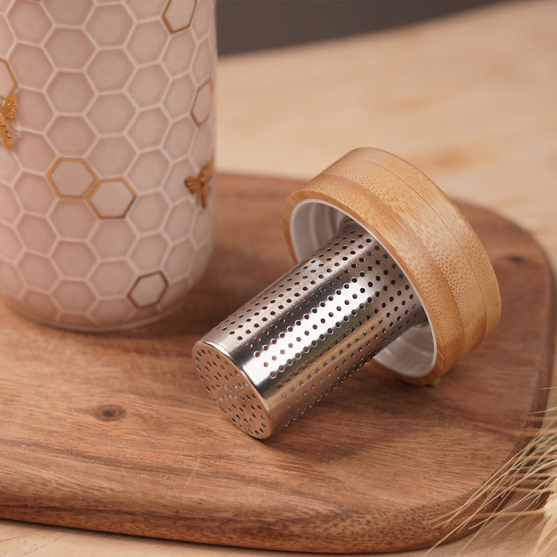 Bamboo Tea Infuser Lid