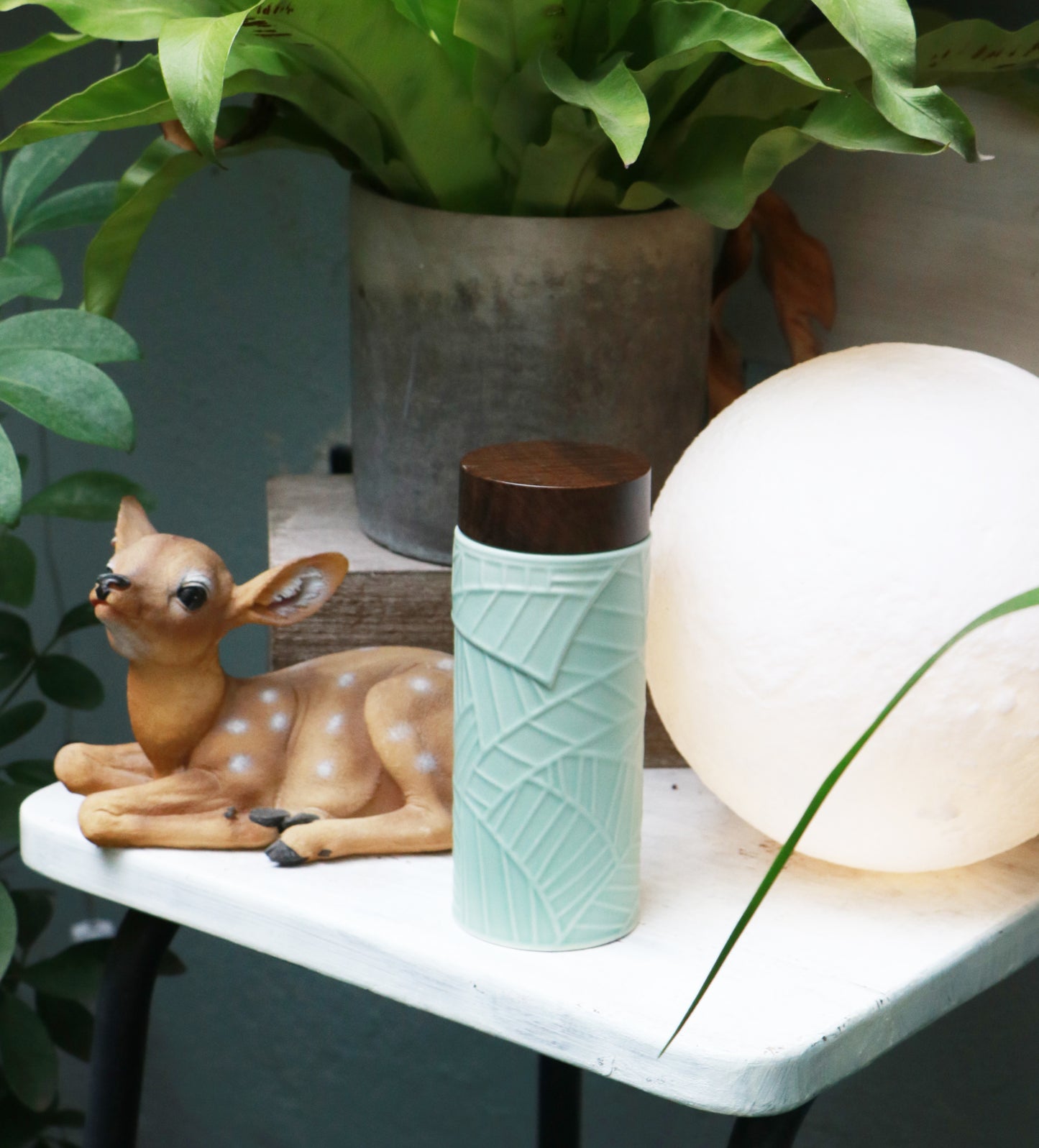 Jade Leaves Tea Tumbler